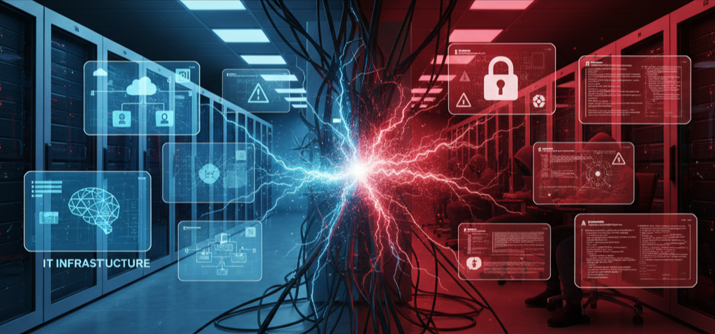 Infraestrutura + Segurança sob o mesmo guarda-chuva: quando a liderança escolhe o caminho mais fácil (e mais perigoso)